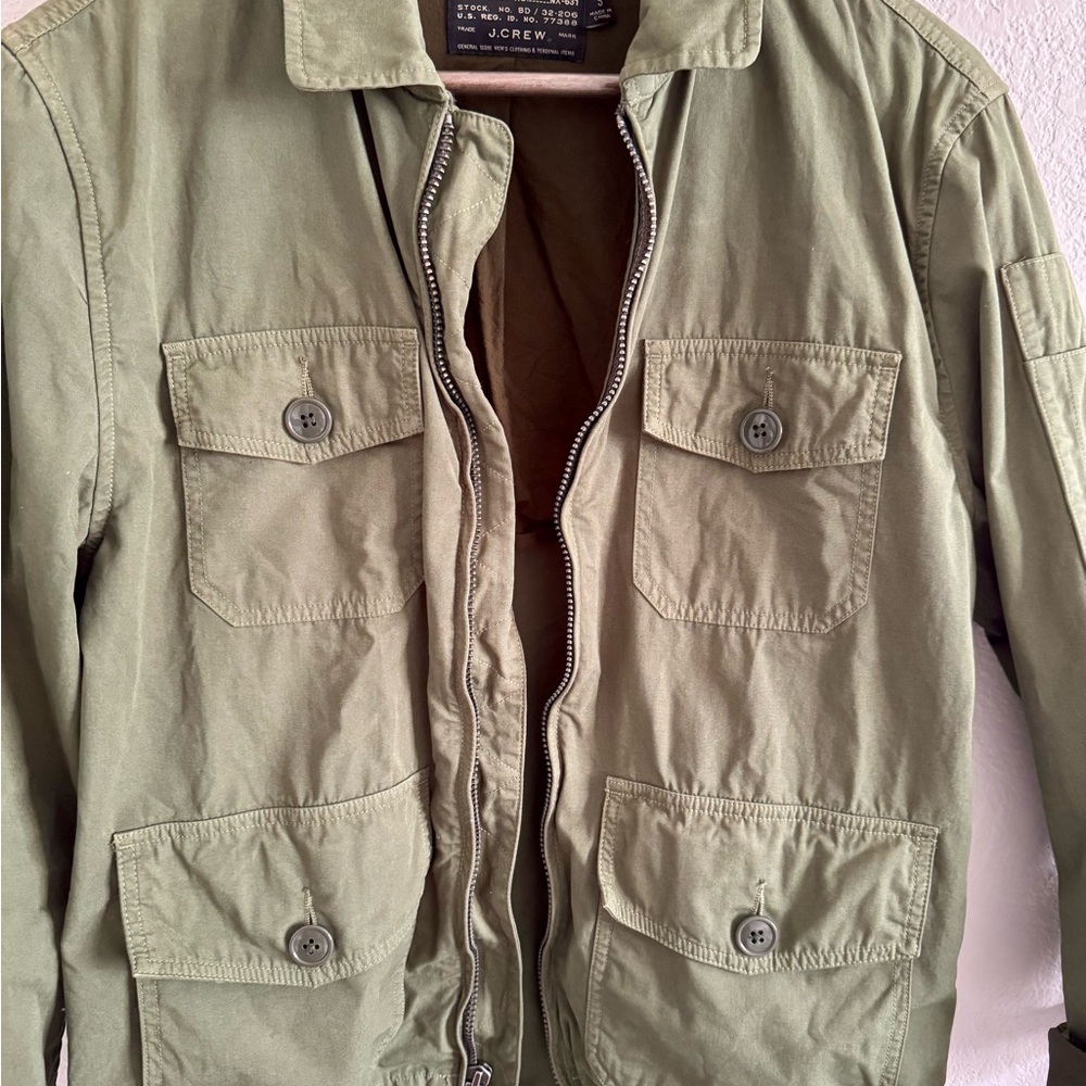 J. Crew Men's Olive Green Field Jacket
